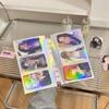 10PCS 1/2/3 Pockets A6 Binder Sleeves Transparent Photo Card Album Refill Inner Page Laser Rainbow Star Inside Page