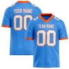 Customized Team Name Number Name Rugby T-shirts Personalized DIY Electric Blue Mens Sports T Shirt Loose Quick Dry Team Uniforms