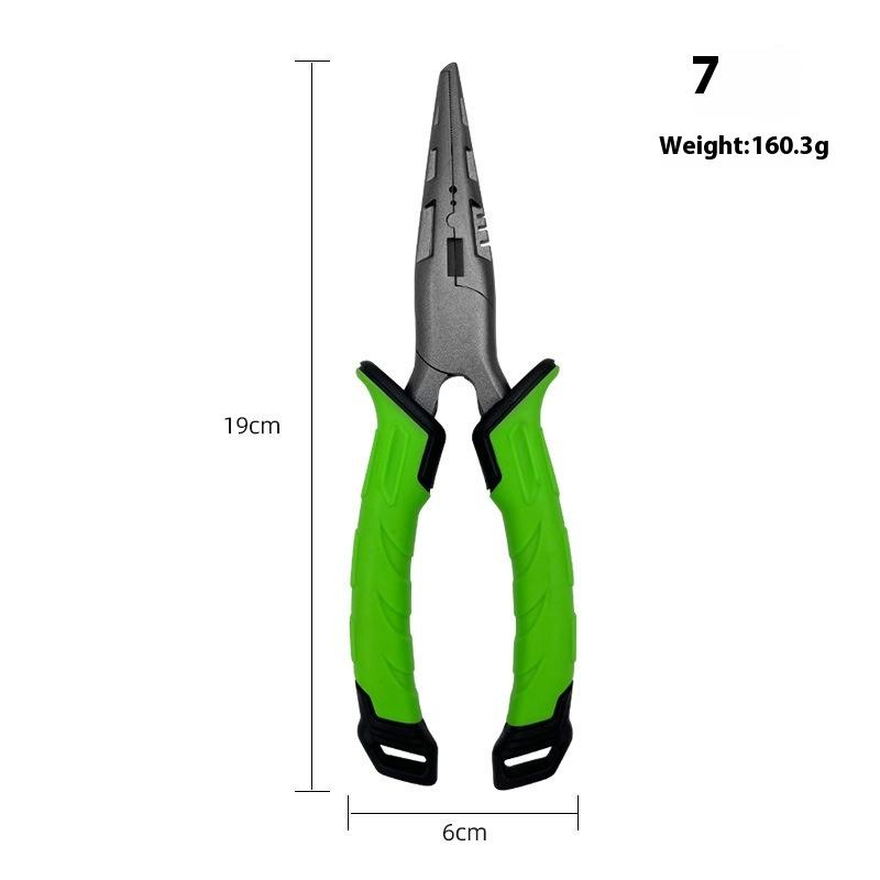 

Портативные многофункциональные рыболовные плоскогубцы, открыватель колец, плоскогубцы с острым носом для снятия крючков, кусачки для проволоки