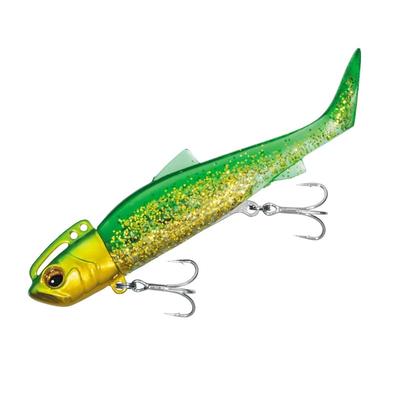 Major Craft Levrek Yemleri Tide Drift One Shad 10g Yeşil Altın TRSHD-10#6 YEŞİL ALTIN