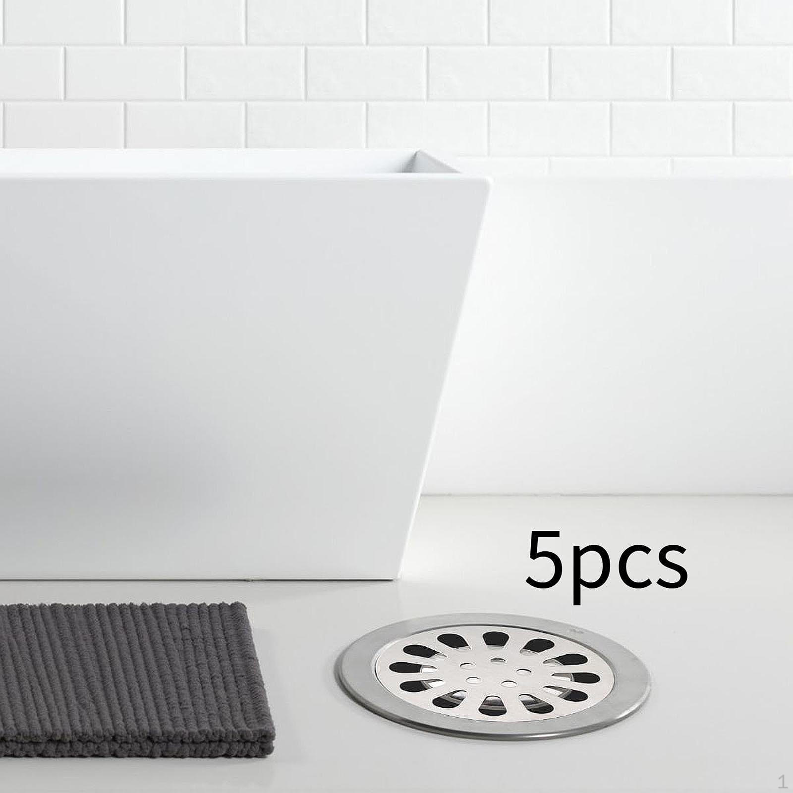

5 шт. Крышка сливного отверстия для пола, слив для душа, улавливатель волос, сменный круглый with bowl