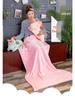 Unicorn Plush Toy & Blanket Combo with Customizable Logo