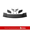 GT Universal Perforated Rear Spoiler Kit: Includes Bracket, Wind Deflector, Roof Spoiler, Rear Diffuser, Side Skirts, and Front Lip.