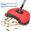 Push Sweeper: Lazy Mop & Vacuum Broom in Red, Blue, Purple