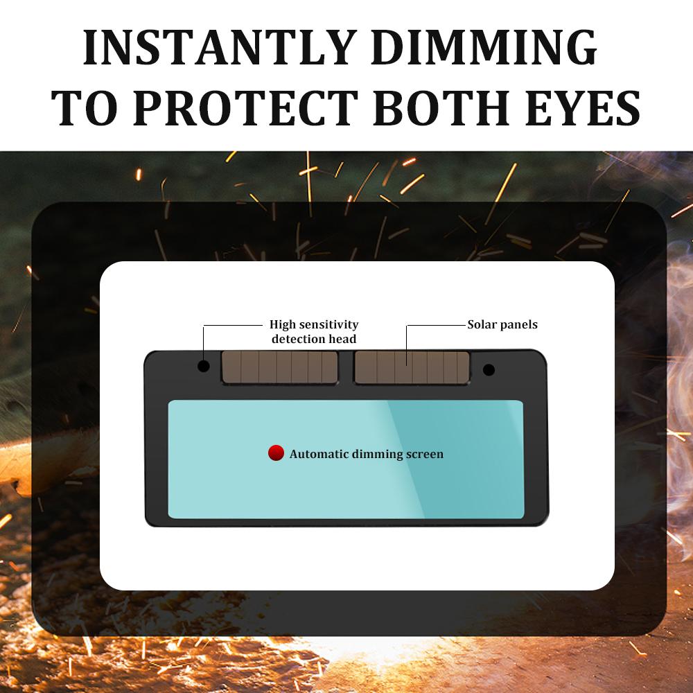 Welding Equipment Electric Welding Mask Auto Darkening Welding Helmet Automatic Dimming for Arc Welding Grinding and Cutting