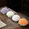 Handmade Ceramic Flower Thread Incense Base Home Living Room Decoration Incense Burner
