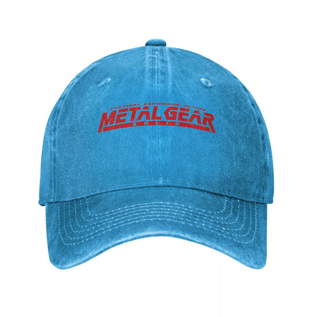 Metal Gear Solid Men Women Baseball Caps Distressed Denim Caps Hat Vintage Outdoor Running Golf Sun Cap