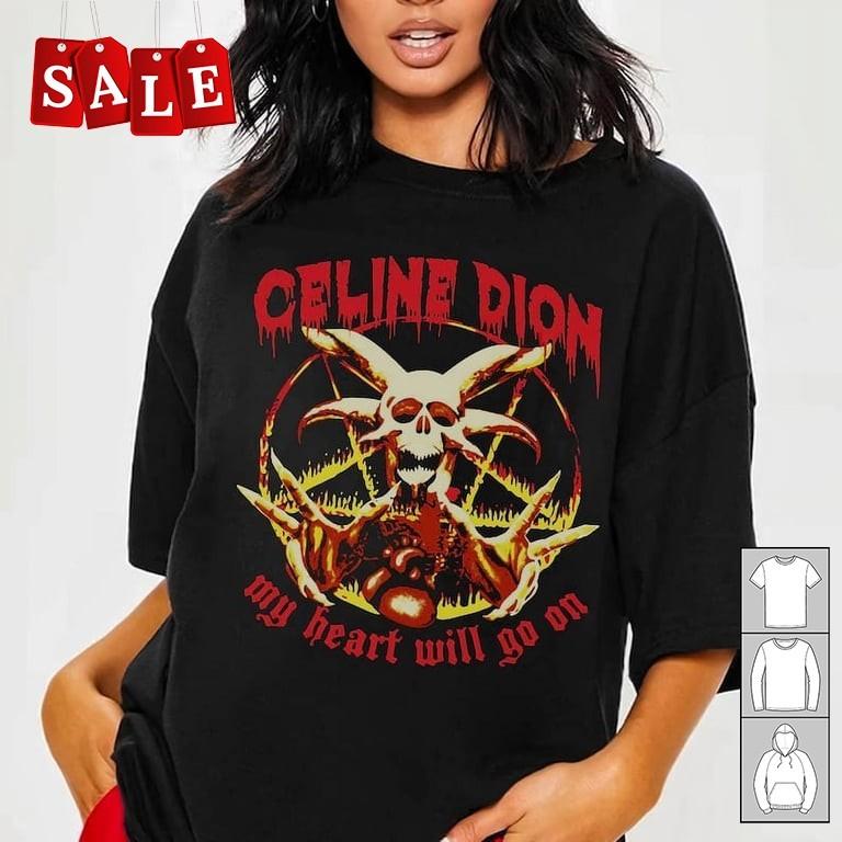 New Celine Dion My Heart Will Go On Gift For Fans Unisex S-5XL Shirt CA795 Unisex T-Shirt S