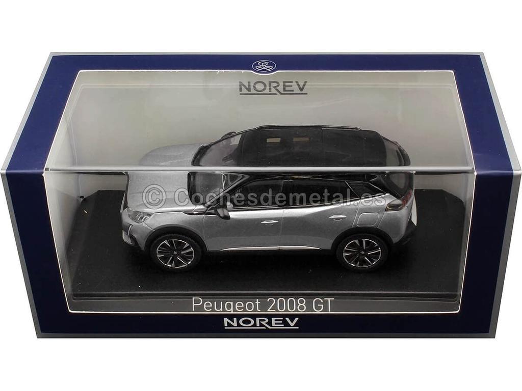 Norev 1/43 scale Peugeot 2008 GT 2020 Altens Gray finished product