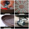 Rolling Metal Plant Pot Caddy