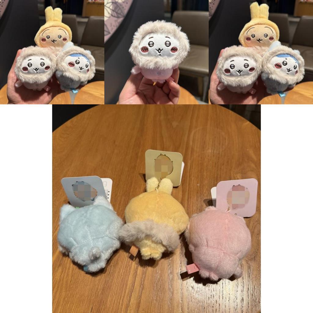Giy Usaqi Winter Plush Doll With Faux Fur Collar For Kids Room Decor