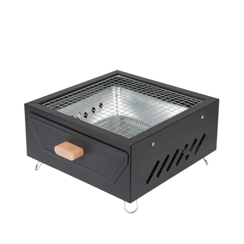 Square Charcoal BBQ & Tea Hearth Grill