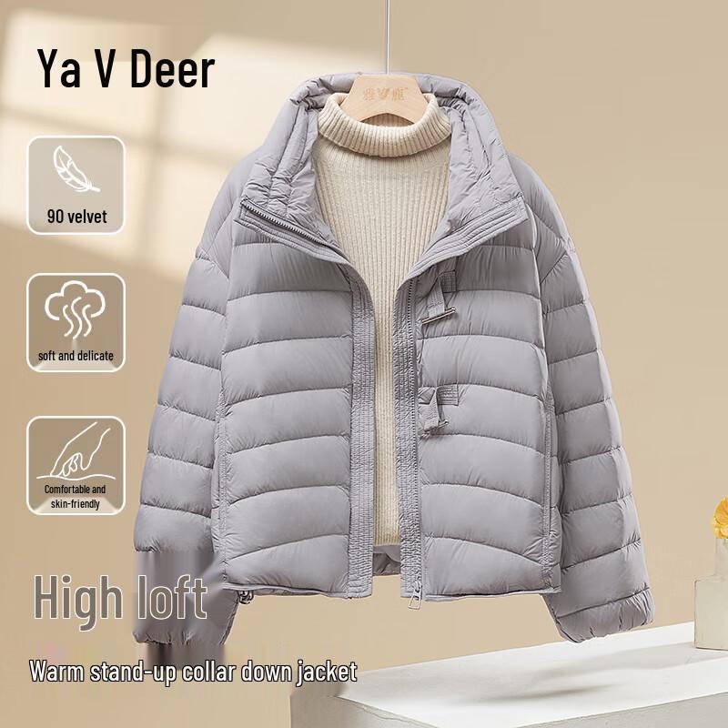 Yalu Women s Stand-Collar Short Down Jacket YU601B13950 L