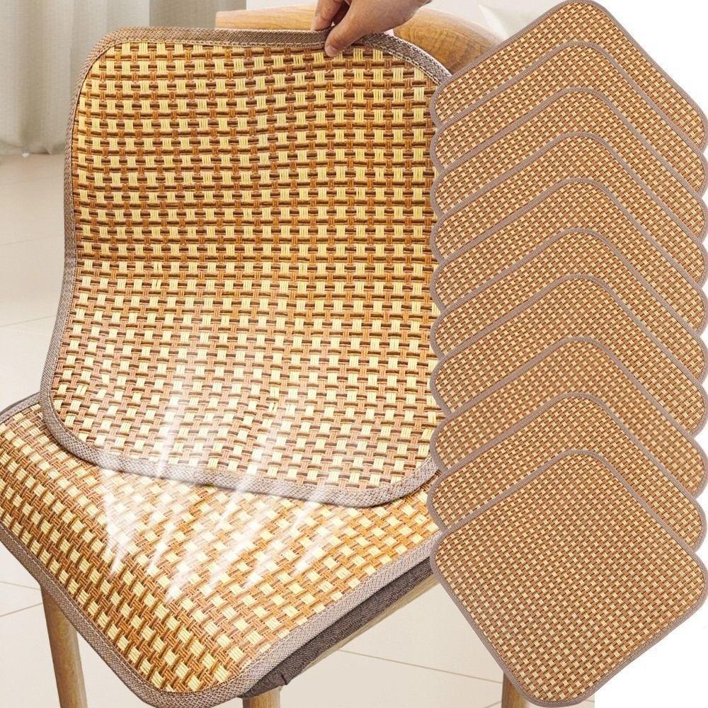 Gifts Breathable Summer Cooling Seat Cushion Thickening Non-slip Cool Mat Car Seat Cushion Cooling Bamboo Chair Seat Mat