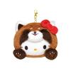 K Company Sanrio Characters Face Pass Case Hello Kitty (Banzai Series) (Red Panda) SAB-PC-KT