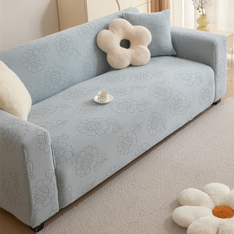 Sunflower Sofa Cover All Inclusive Universal Set Suitable for All Seasons Special Leather Sofa Cover Cover Cloth Anti Cat Scratch and Anti-slip
