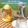 Large Capacity Pet Water Bottle 1000ML Water Bowl Dog Water Cup  for Pet Outdoor Walking