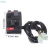 7/8" 22MM Left Handlebar Control Switch Button Motorcycle Headlight Fog Light Horn Warning Light Turn Signal Button