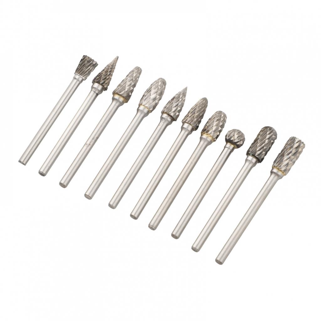 Reliable Performance from a 10 Piece Carbide Steel Grinding Heads Kit