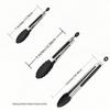 Stainless Steel Anti-Scalding BBQ and Bread Tongs