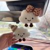 Set Creativo de Adornos de Nube de Dibujos Animados para Espejo Retrovisor - Lindos Accesorios de Interior de Coche Estilo Diosa