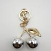 Bag Charm For Brand Handbag Shoulder Bags Mirror Face Silver/Gold Cherry Pendant Women's Wallet Keychain Accessories Gift