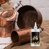 Kupfer-Anlaufentferner 120ml Messing-Anlaufentferner Kupfer-Polierreiniger Metallpolitur Für Kupfer-Dekorationen Kupfer-Tür