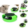 Durable Cat Toys Interactive With Engaging Running Mice And Scratch-resistant Pad