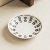 Delicate Small Flower Ceramic Deep Plate High Value Size Plate Restaurant Plate Household Round Plate Minimalist Style Plate
