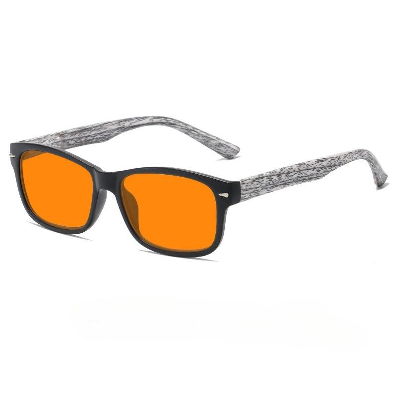 Retro Wood Grain Anti Blue Light Glasses for Men's Esports Suitable for Playing Games Watching Mobile Phones Computer Glasses