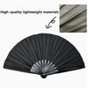 Zehn Zoll Bambusfächer Faltbar PVC Glitzer Handfächer Leicht Bastelgeschenke Tai Chi Fächer für Line Dance, Partys und Veranstaltungen