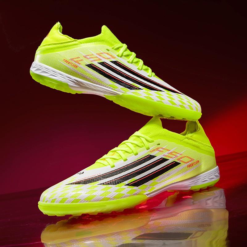 Botas de Fútbol para Hombre y Mujer AG TF Césped Artificial Campo de Césped Artificial Entrenamiento Malla Transpirable Caña Baja