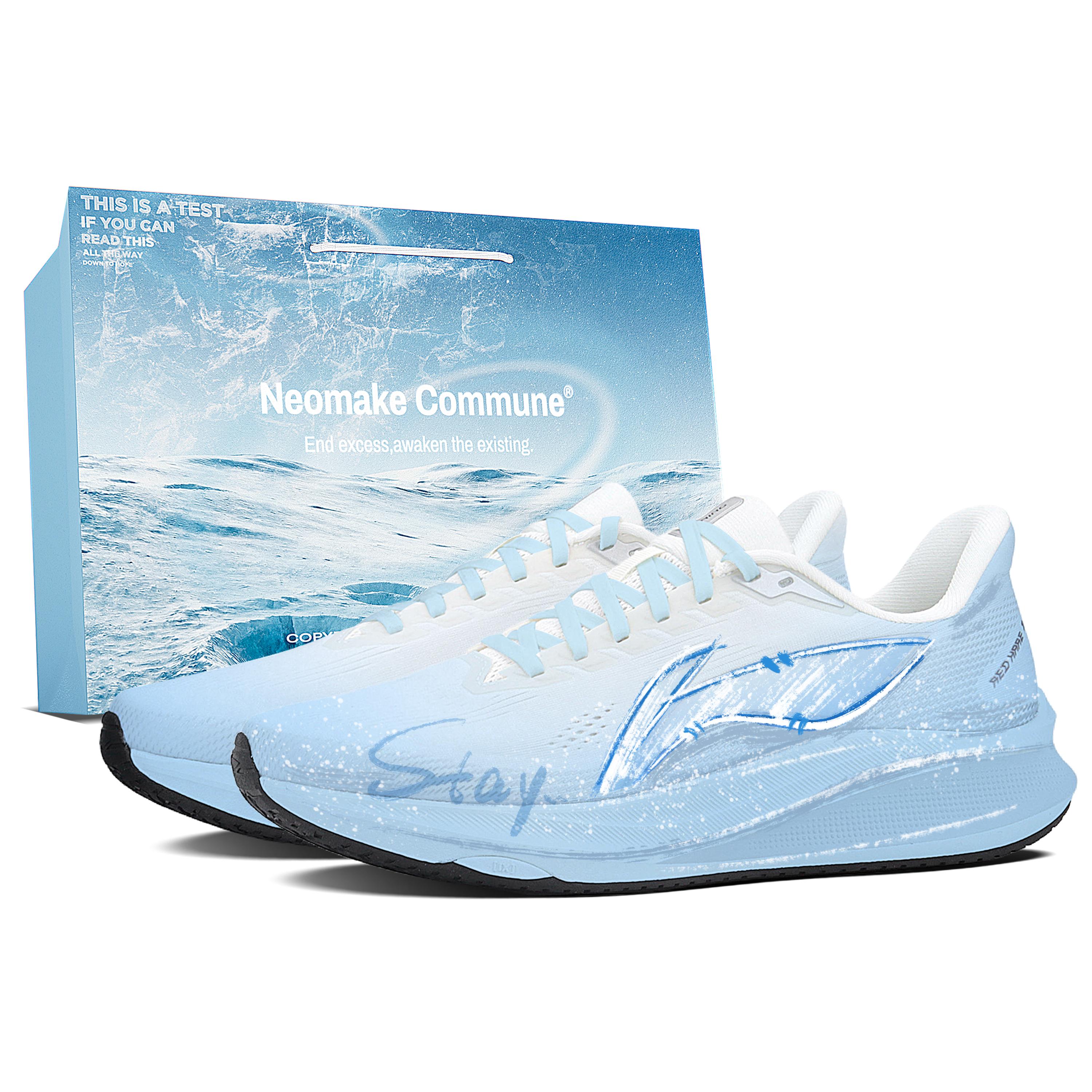 

Li Ning Red Hare 9 Cushioning Breathable Low top Marathon Training, Racing, Physical Fitness Test & Exam Running Shoes ARPW003-8(Team1761-LD) 39