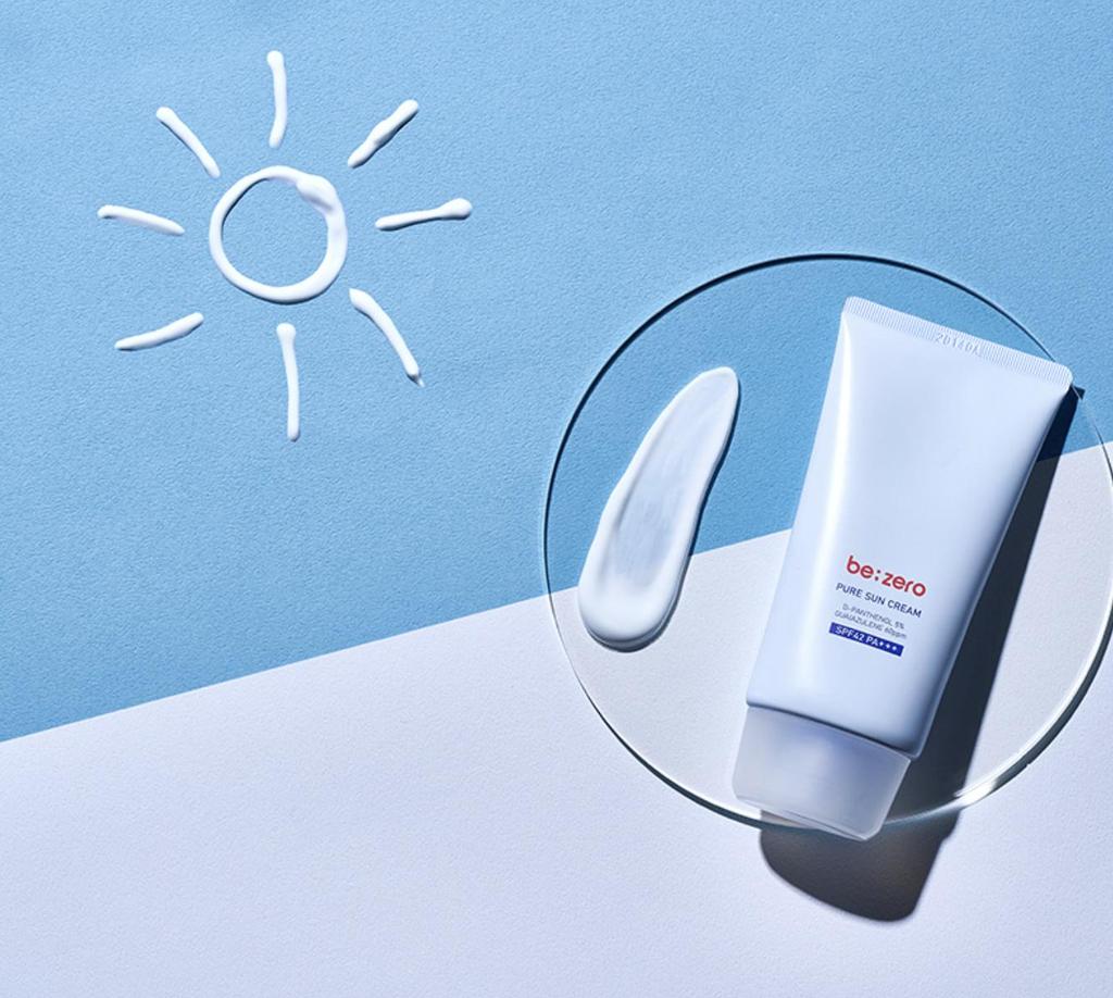 DERMA FACTORY B-Zero Pure Sun Cream SPF42 PA+++ Gentle Hydrating 80g Mineral Sunscreen K-Beauty