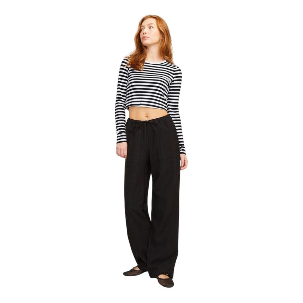 JJXX Womens/Ladies Feline Stripes Crop T-Shirt