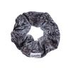 Ganni A6434 371 Flower Print Satin Scrunch Headband