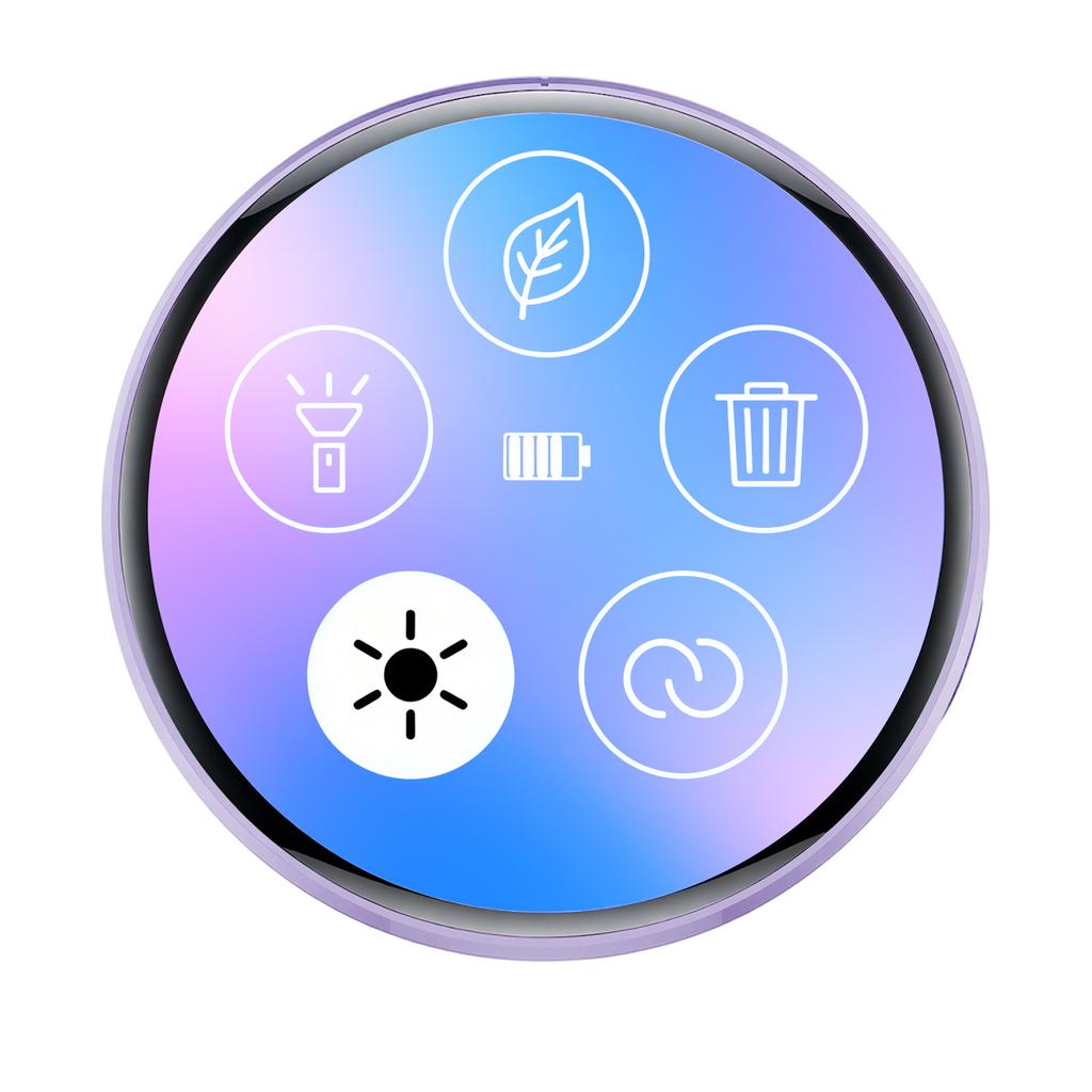 Smart Digital Display Video Badge Dynamic Electronic Display Brooch Pin Anime E-Badge Display Brooch Electronic Badge Anime Pins
