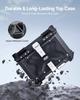 55L Motorcycle Top Case Universal Motorbike Tail Box with Leather Lining