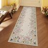 Black Floral Butterfly Area Rug with Pink Yellow Red Flowers Non-Slip Rectangular Carpet for Living Room Decor Soft Floor Mat