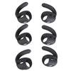 3Sets Ear Hooks Soft Silicone Eartips Ear Sleeves For Earphones Enhances Comfort Earplugs Set