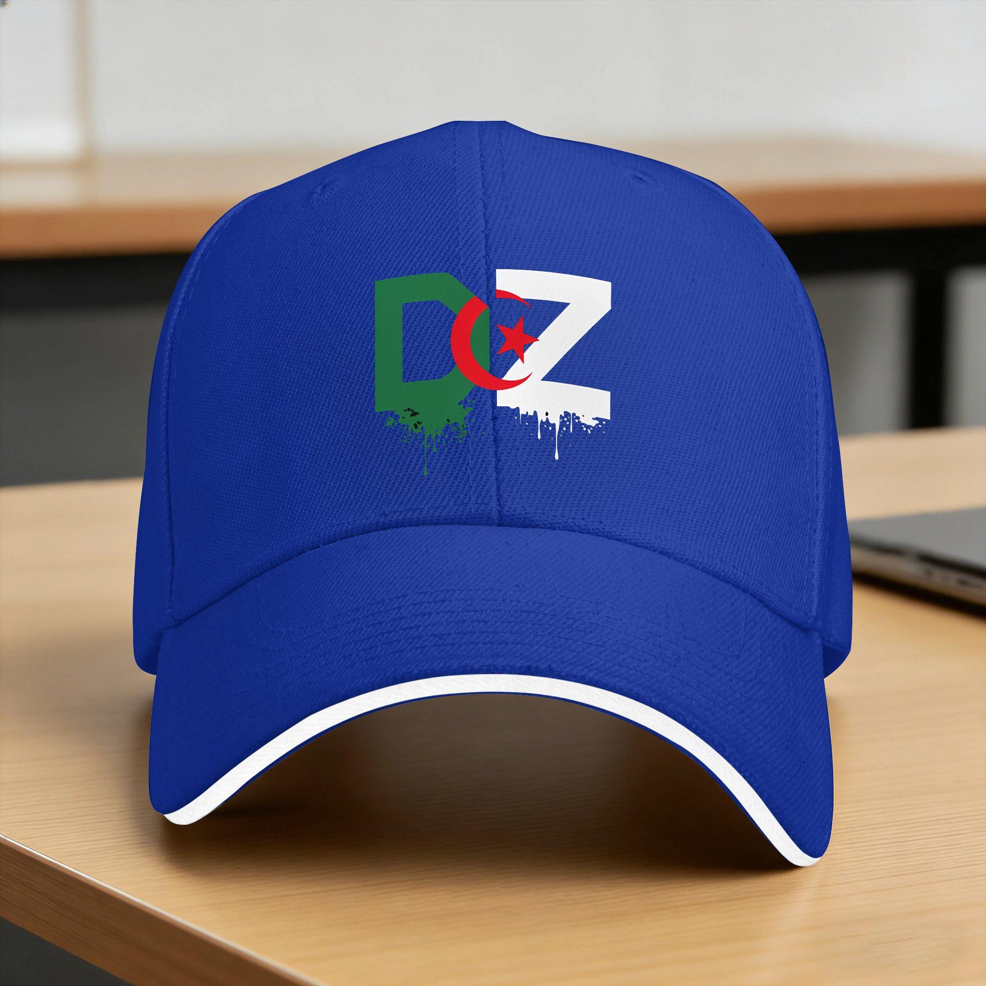 Dz Algerien Algerische Flagge Sonne Baseballkappe Sommer Eng Anliegend Retro Trucker-Kappe Für Unisex Herren Outdoor-Sport Baseballkappen One Size