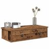 VidaXL Wall Shelf with Drawers Old Wood Engineered Wood, Wall Shelf with Cabinet, Wall Storage Unit, 859948