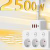 MultiPlugs Outlet ConverterPower Strips Slimmer Portable Design Perfect For Hotel Dorms Business Travel Charging Hubs