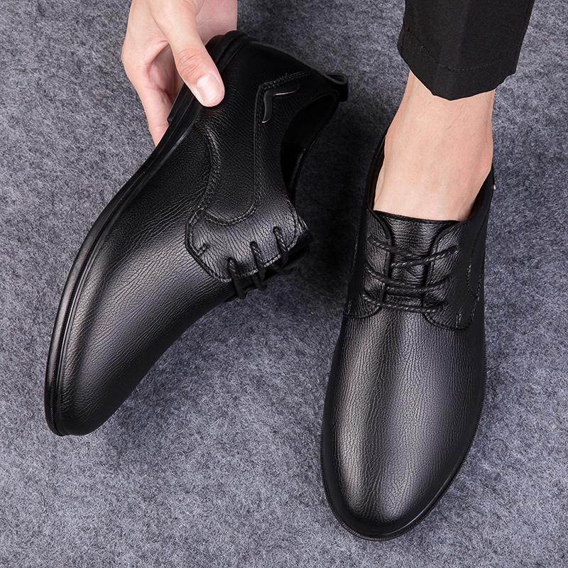 Classic Mens Sneakers Elegantes Man Casual Shoes Breathable Men Business Shoes Genuine Leather Oxford Footwear Male Formal Dress