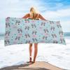 Ballet Girls Bath Towel Quick Dry Towels Lightweight Beach Towel for Gym Travel Sport Hiking Camping Microfiber Swimming Cover