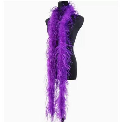 DIY White OSTRICH Feather Boa 1 6 10 15 35Ply Ostrich Plume Boa Trim Dancing Dress Wedding Crafting Halloween Custom Supply In Stock