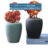 Succulent Ceramic Stump Pot: Retro Terracotta, Breathable & Water-Absorbing, Creative Small Flower Planter