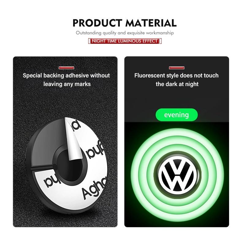 Valve Stems Caps For Volkswagen VW Car Door Protector Sticker Absorbing Noise Gaskets Protector Golf 4 5 6 7 Polo Jetta Sagitar zl2