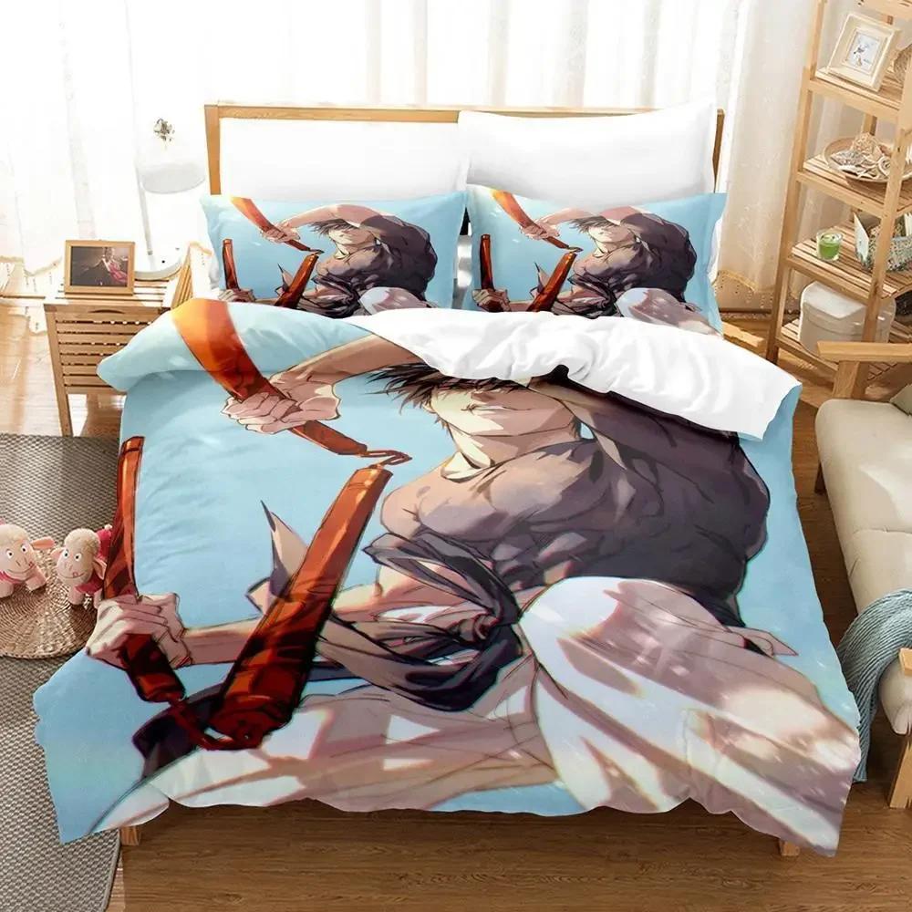 New Toji Fushiguro Jujutsu Kaisen Bedding Set Single Twin Full Queen King Size Bed Set Aldult Kid Bedroom Duvet Cover Sets Anime