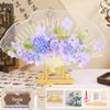 Mid-Autumn Festival Handmade Hairpin & Flower Fan Decoration Kit for Hanfu and Ma Mian Skirt - Ancient Style Photography Accessories